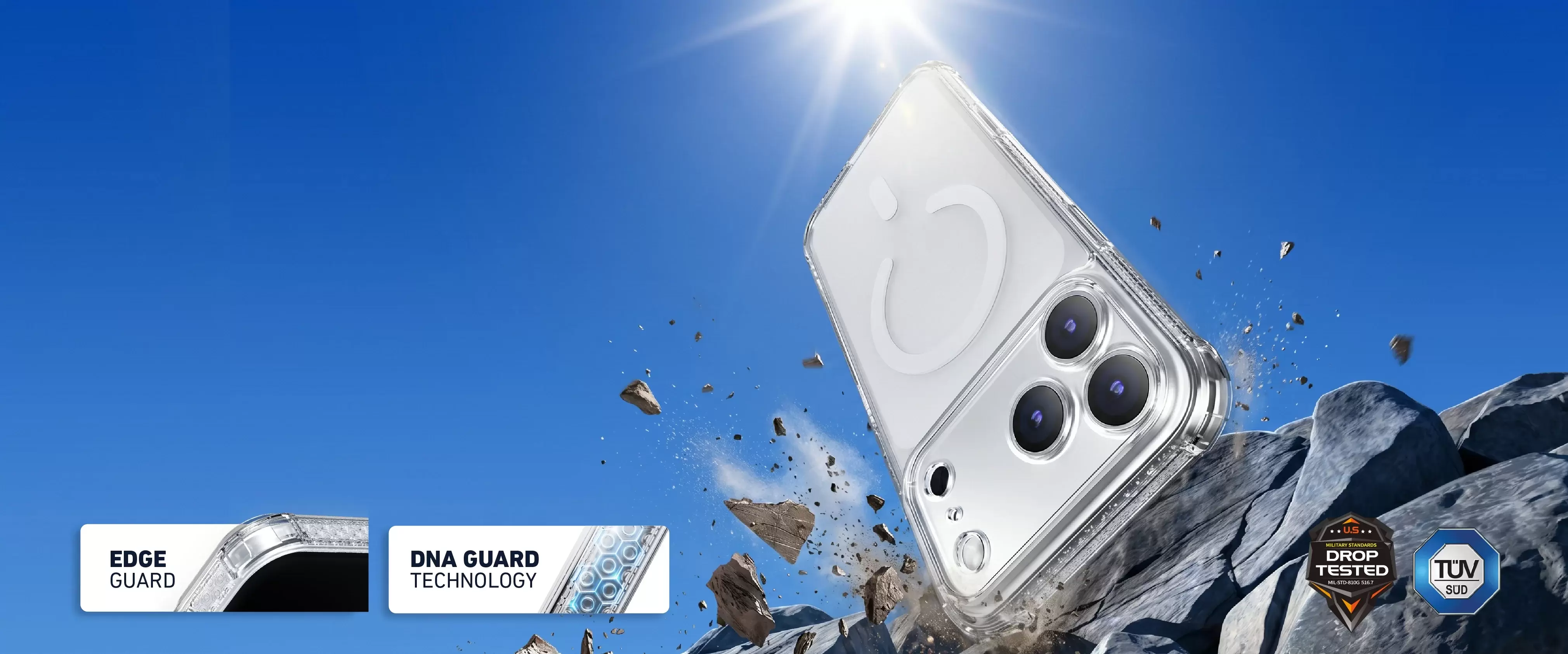 Projetado com tecnologia DNA Guard™