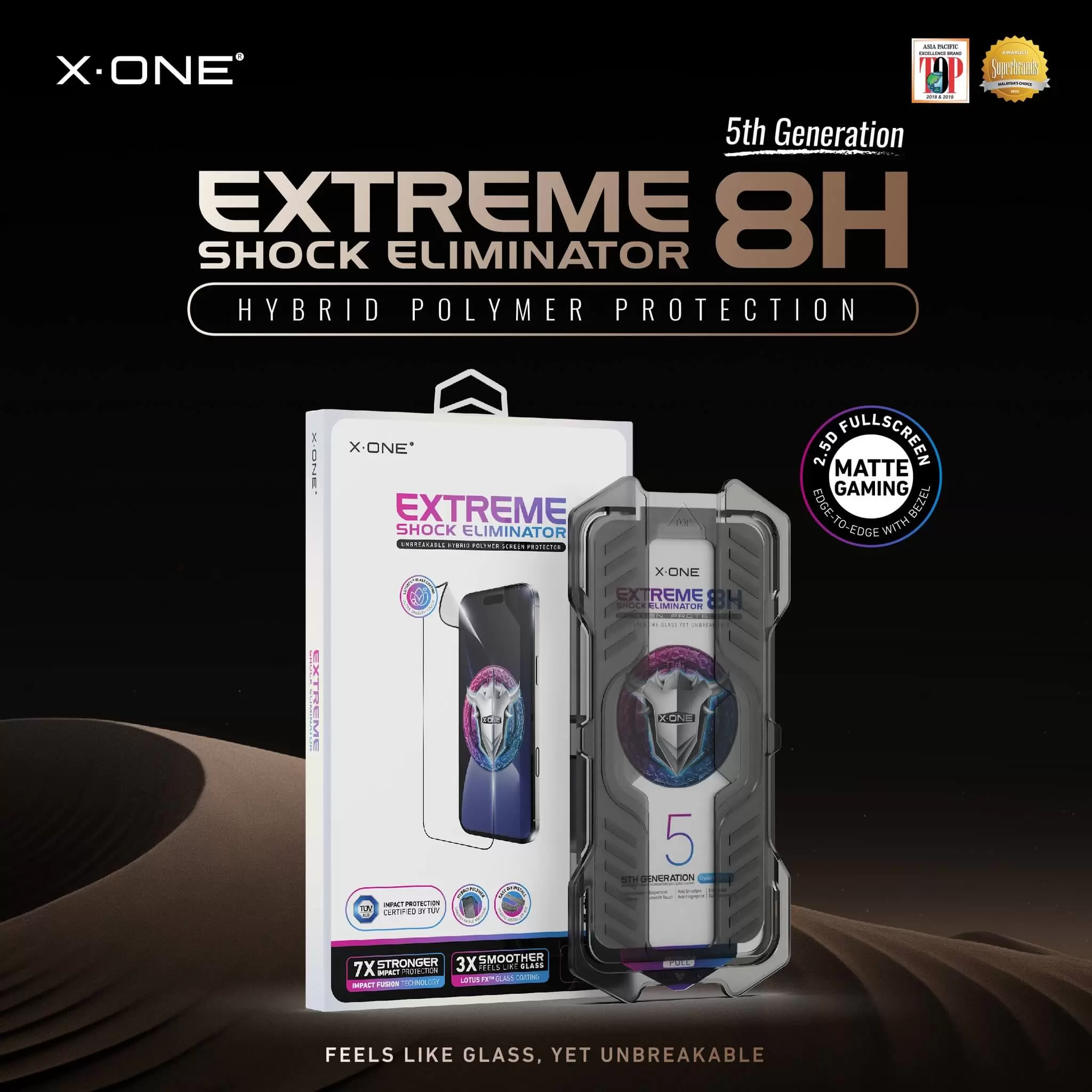Extreme Shock Eliminator 8H com kit de instala&ccedil;&atilde;o - Matte Gaming