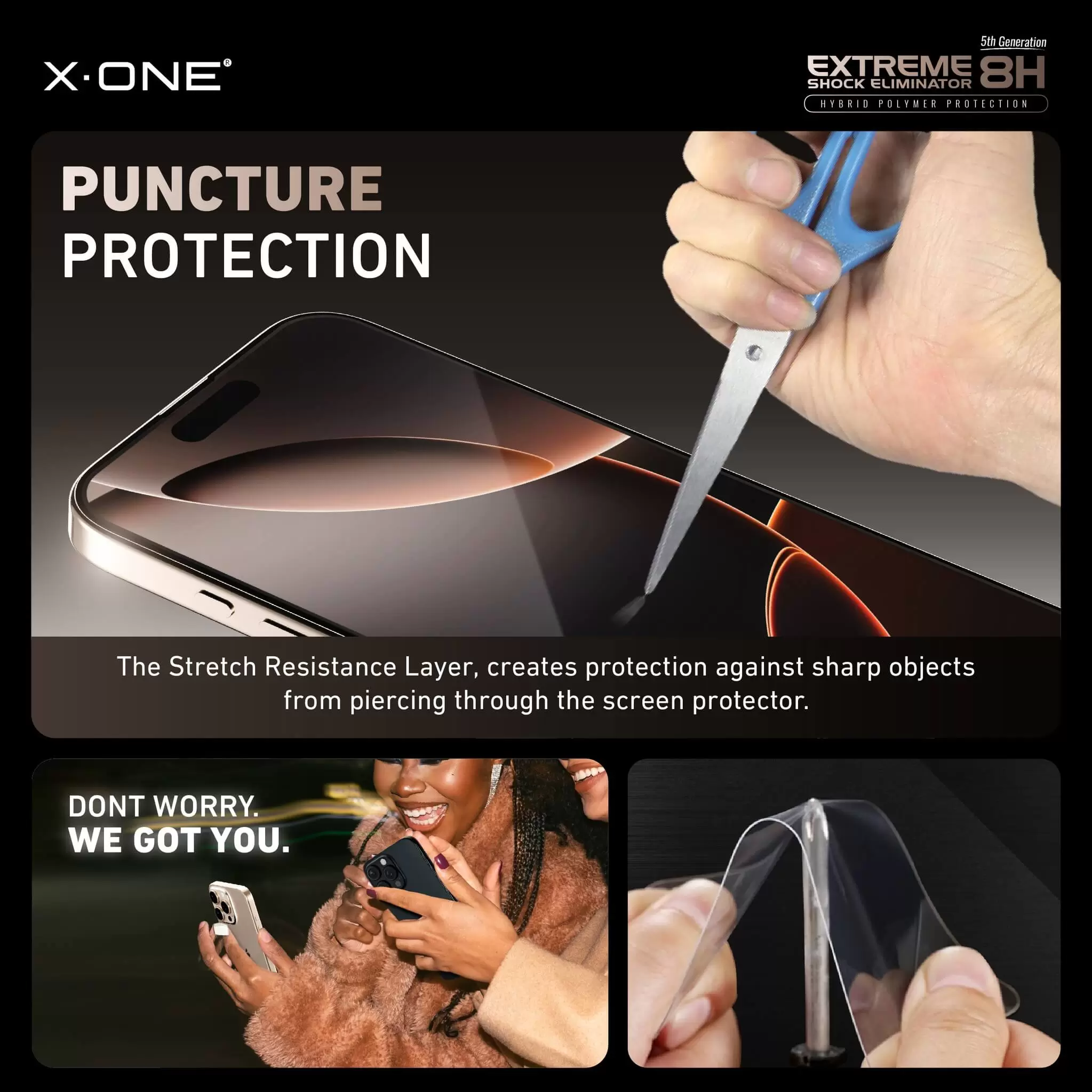 Extreme Shock Eliminator 8H com kit de instala&ccedil;&atilde;o - Clear HD
