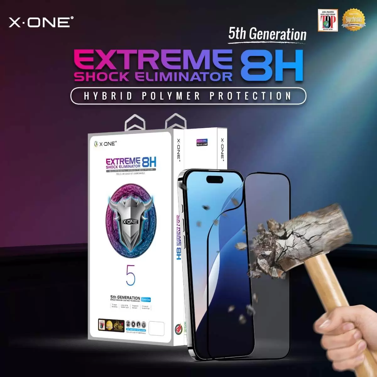 Eliminador de choque extremo 8H