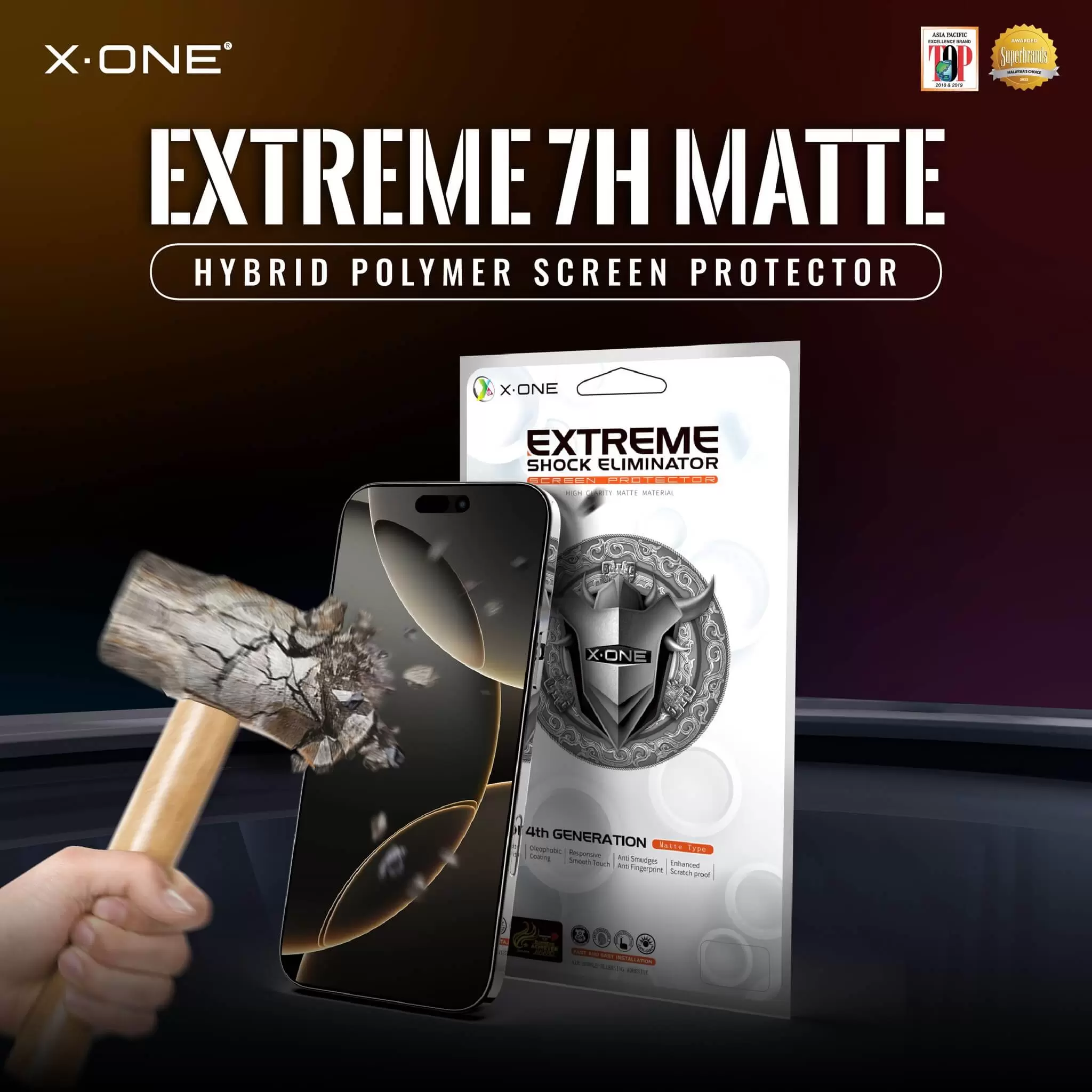Eliminador de choque extremo 7H fosco