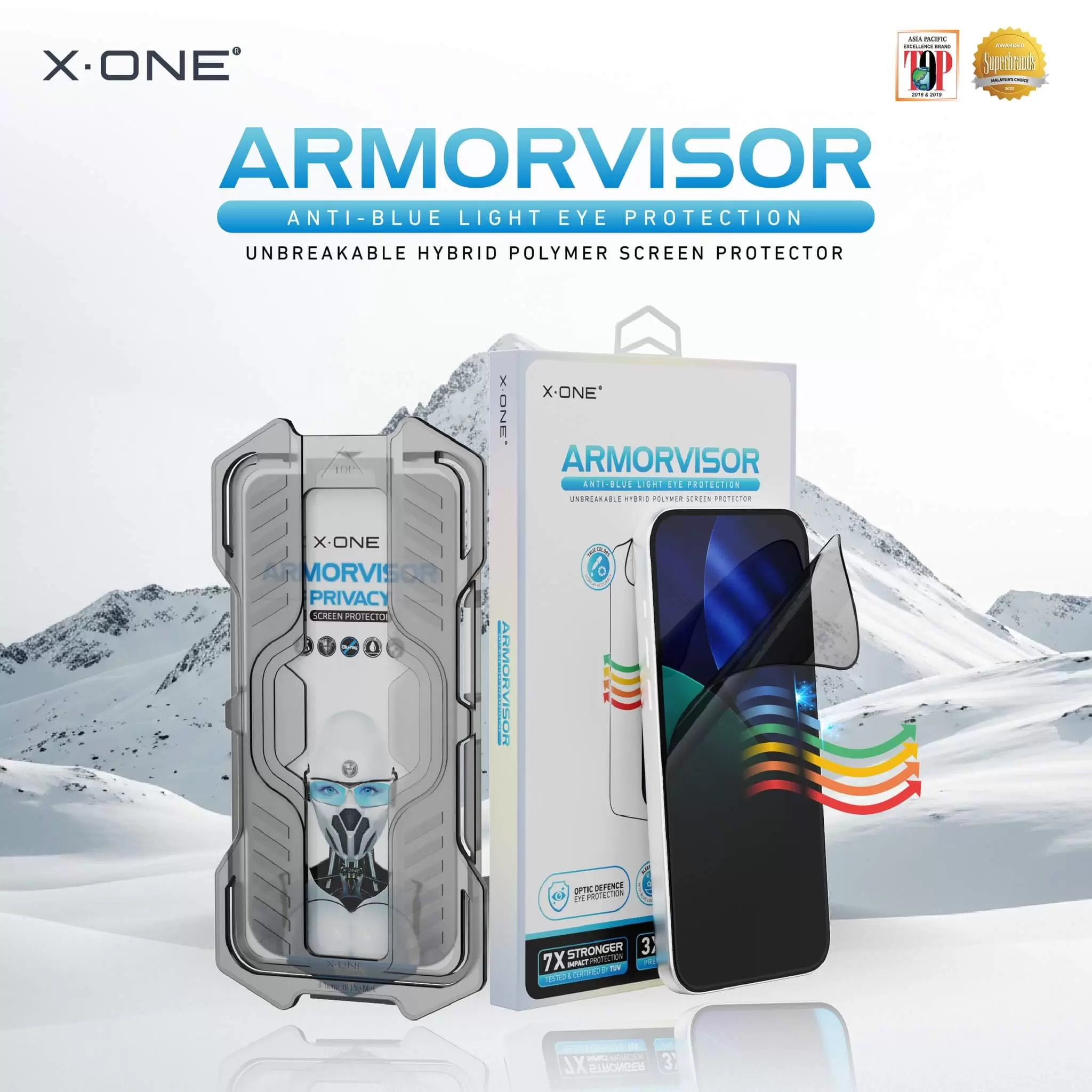 Privacidade do Armorvisor com kit de instala&ccedil;&atilde;o