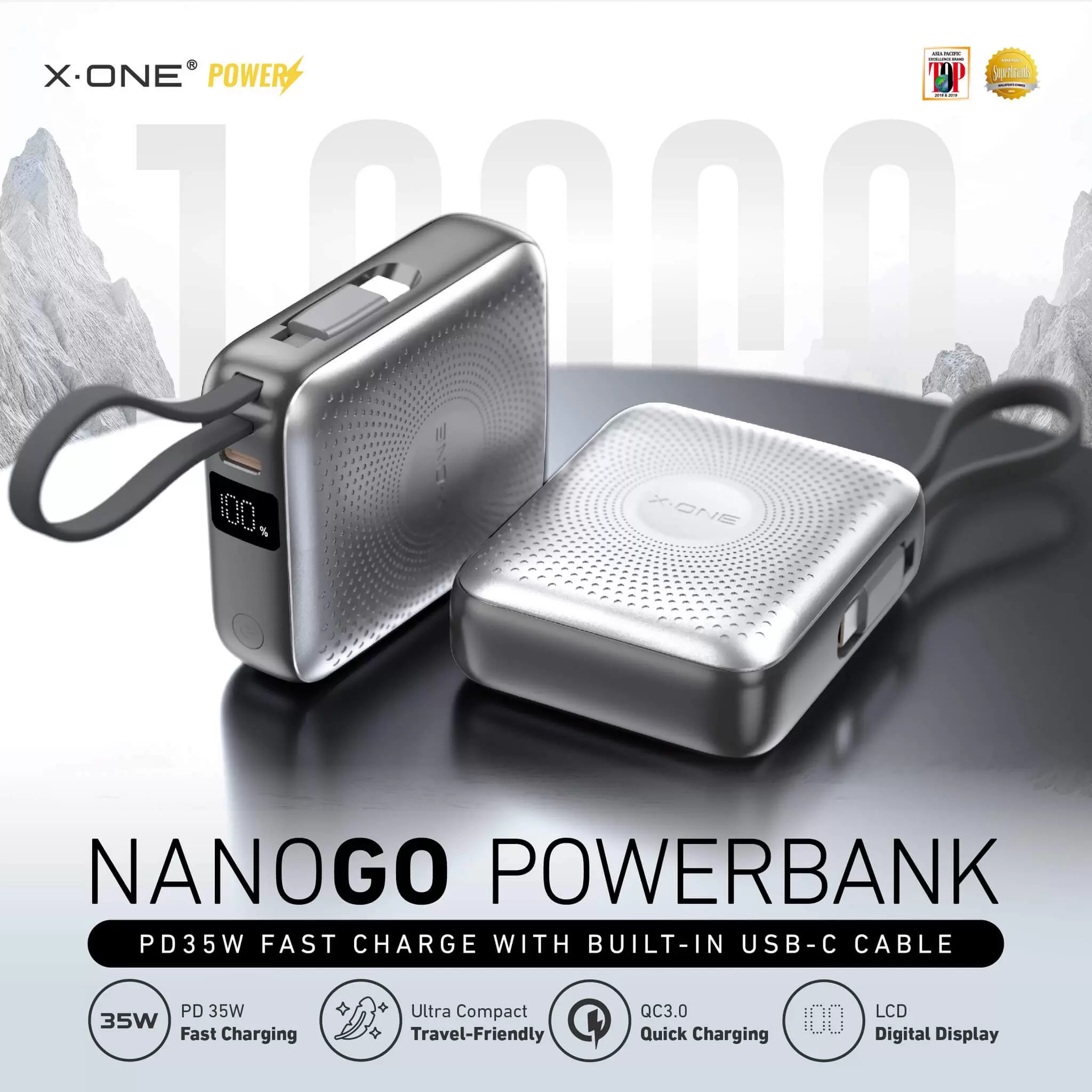 Banco de pot&ecirc;ncia NanoGo