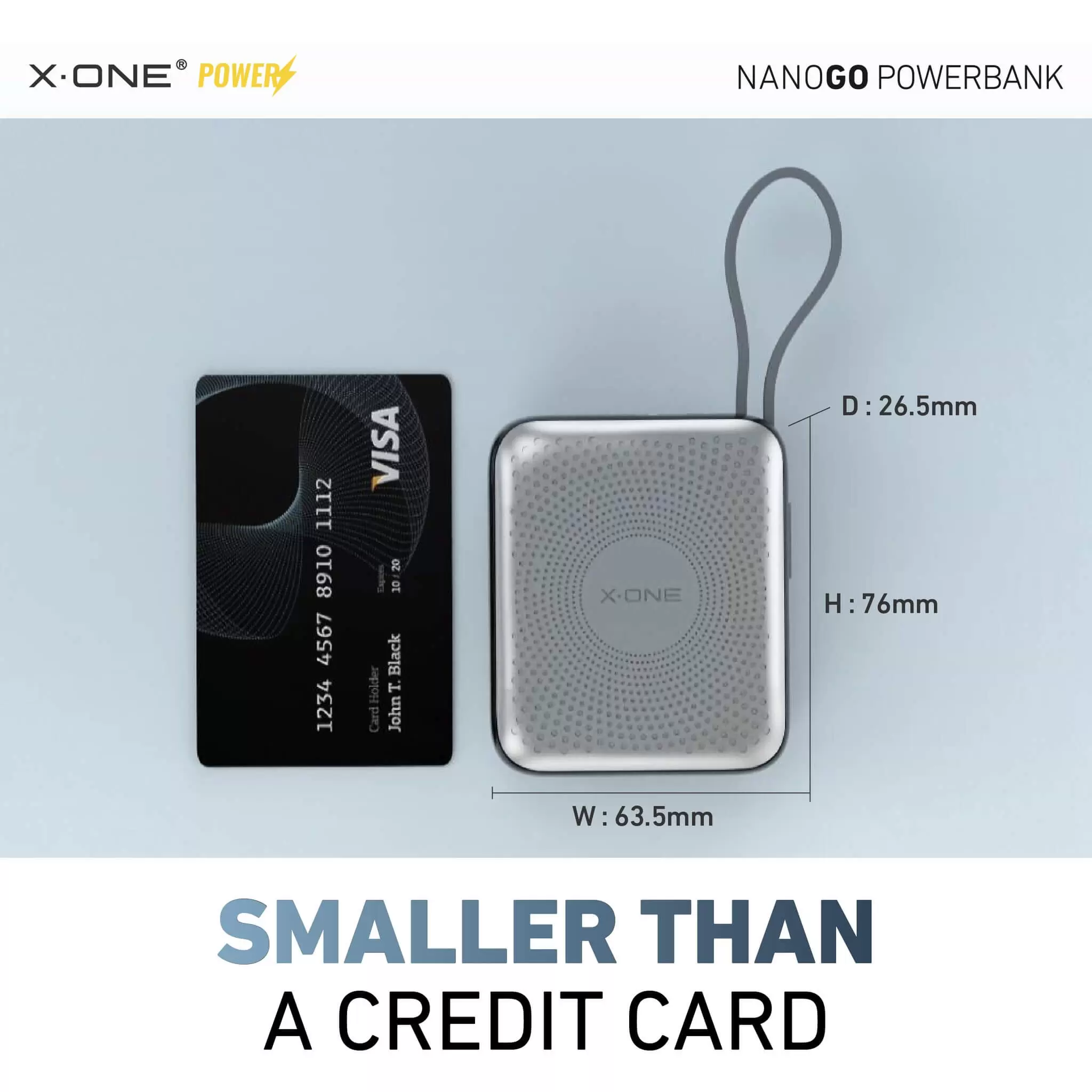 Banco de pot&ecirc;ncia NanoGo