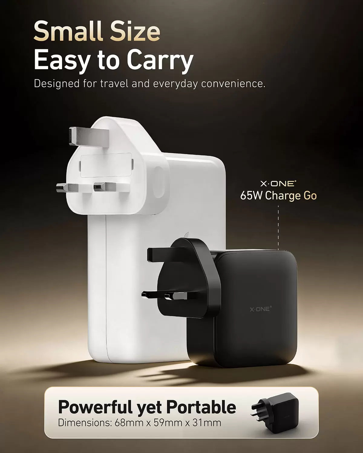 Carga de 65 W retr&aacute;til