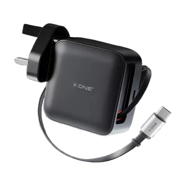 Carga de 65 W retr&aacute;til
